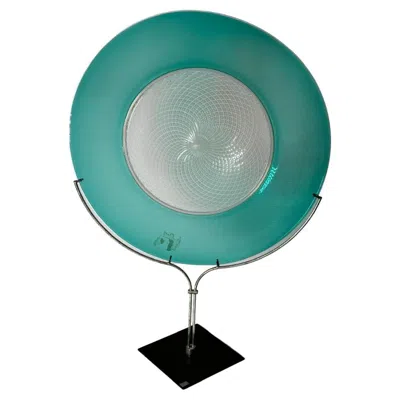 Pre-owned De Majo Italian Murano Glass Dish By Yoichi Ohira For  In Blue