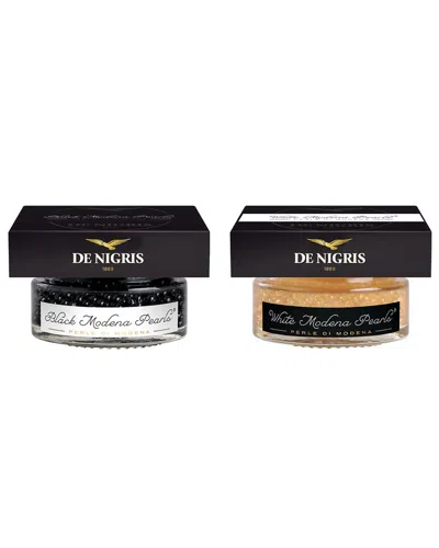 De Nigris Pearls Collection In Black