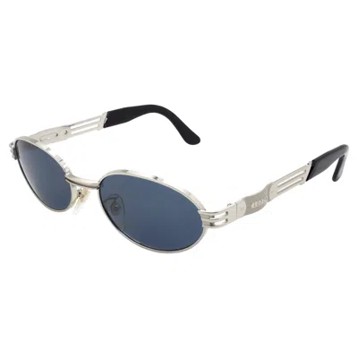 Pre-owned De Rigo Lozza Silver Vintage Sunglasses 80s