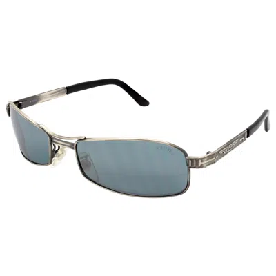 Pre-owned De Rigo Mirror Aviator Sunglasses By Sting, Made In Italy In Gray
