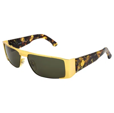 Pre-owned De Rigo Prince Egon Von Furstenberg Vintage Sunglasses 80s In Black