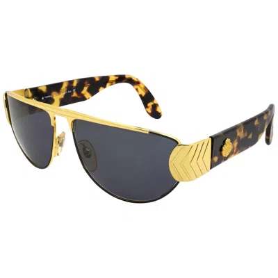 Pre-owned De Rigo Prince Egon Von Furstenberg Vintage Sunglasses 80s In Black