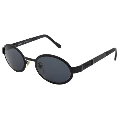 Pre-owned De Rigo Prince Egon Von Furstenberg Vintage Sunglasses 80s In Black