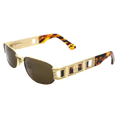 Pre-owned De Rigo Prince Egon Von Furstenberg Vintage Sunglasses 80s In Brown