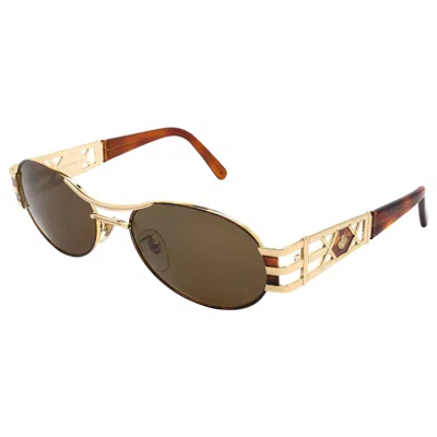 Pre-owned De Rigo Prince Egon Von Furstenberg Vintage Sunglasses 80s In Brown