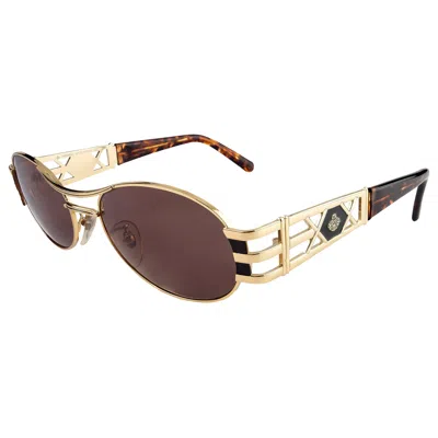 Pre-owned De Rigo Prince Egon Von Furstenberg Vintage Sunglasses 80s In Brown