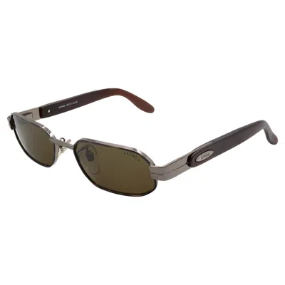 Pre-owned De Rigo Small Hexagonal Sunglasses By Sting, Italy In Black