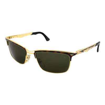 Pre-owned De Rigo Sting Gold Vintage Sunglasses, Italy 80s In Black