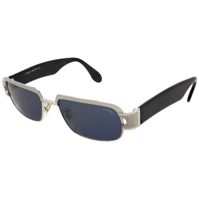 Pre-owned De Rigo Sting Rectangular Vintage Sunglasses, Italy 90s In Black