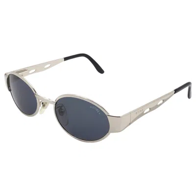 Pre-owned De Rigo Sting Round Vintage Sunglasses 90s In Gray