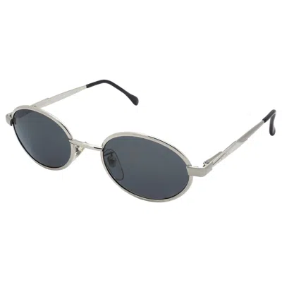 Pre-owned De Rigo Sting Round Vintage Sunglasses Spring Hinges In Gray