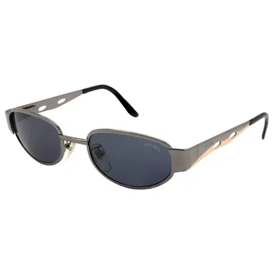 Pre-owned De Rigo Sting Vintage Sunglasses Art Deco, Italy 90s In Gray