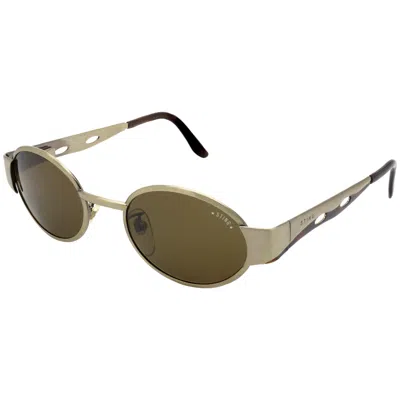 Pre-owned De Rigo Sting Vintage Sunglasses, Italy 90s In Brown