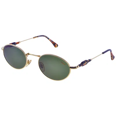 Pre-owned De Rigo Top Gun Oval Vintage Sunglasses, Italy 90s In Gray