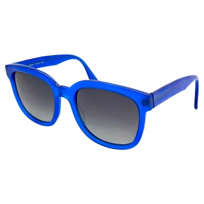 Pre-owned De Rigo Vogart Vintage Sunglasses 70s In Blue