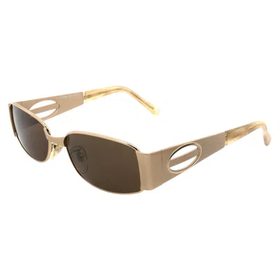 Pre-owned De Rigo Von Furstenberg Vintage Sunglasses 80s In Brown