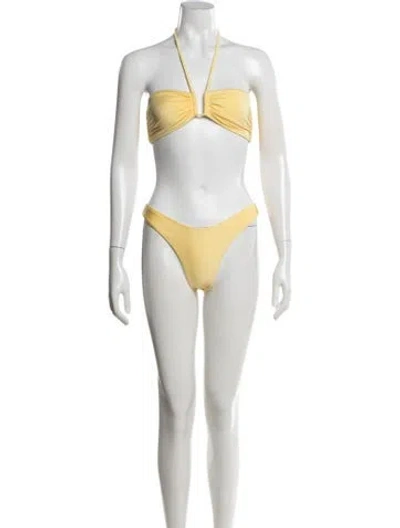 Pre-owned Dé Rococo Bikini In Yellow