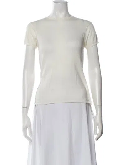 Pre-owned Dé Rococo Crew Neck Short Sleeve T-shirt In Neutrals