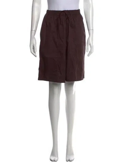 Pre-owned Dé Rococo Knee-length Shorts In Brown