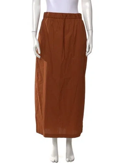 Pre-owned Dé Rococo Long Skirt In Brown