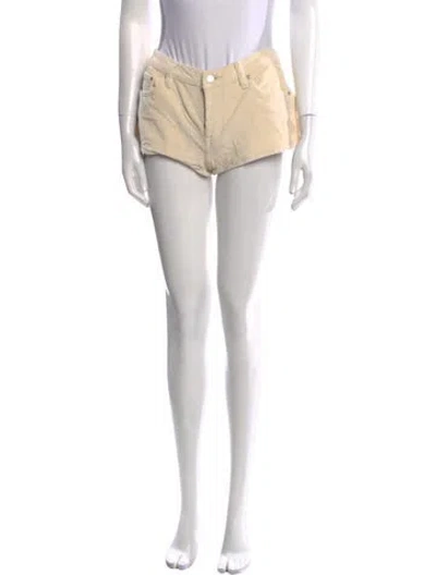 Pre-owned Dé Rococo Mini Shorts In Neutral