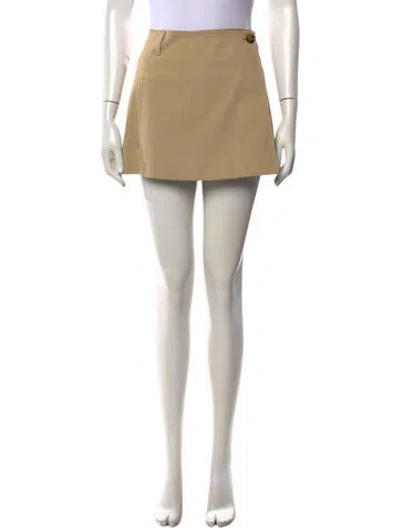 Pre-owned Dé Rococo Mini Skirt In Neutrals