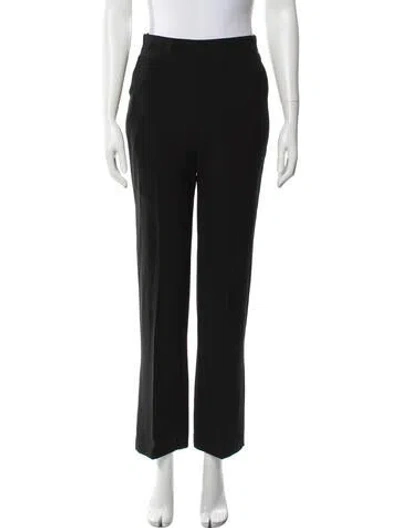 Pre-owned Dé Rococo Straight Leg Pants In Black