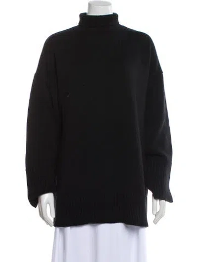 Pre-owned Dé Rococo Turtleneck Sweater In Black