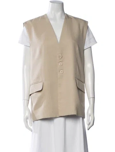 Pre-owned Dé Rococo Vest In Neutrals