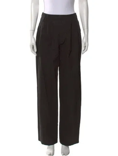 Pre-owned Dé Rococo Wide Leg Pants In Black