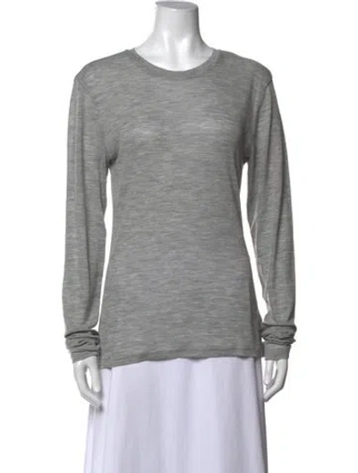 Pre-owned Dé Rococo Wool Crew Neck Top W/ Tags In Neutrals