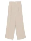 De Santis Crepe Trousers In Neutrals