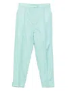 De Santis Patterned Trousers In Green