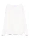 De Santis Silk Blouse In White