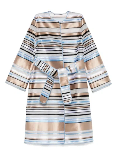 DE SANTIS STRIPED COAT