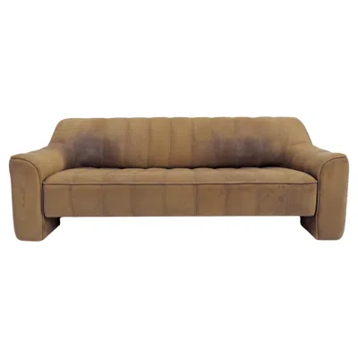 Pre-owned De Sede Ds-44 Buffalo Leather 3-seater Sofa, Switzerland, 1970s In Brown