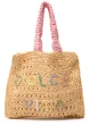 De Siena Dolce Vita Raffia Tote