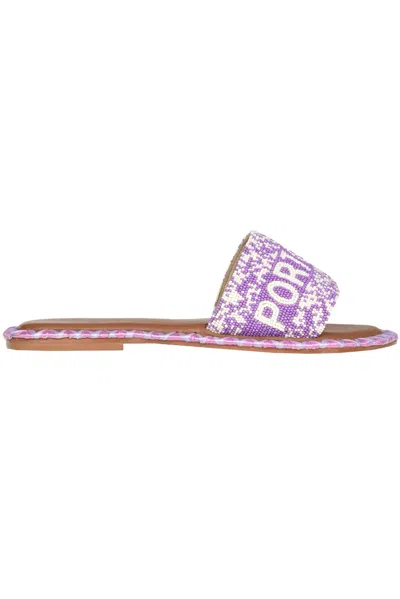 De Siena Portofino Slides In Lilac