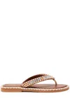 De Siena Resort Beaded Leather Flip Flops