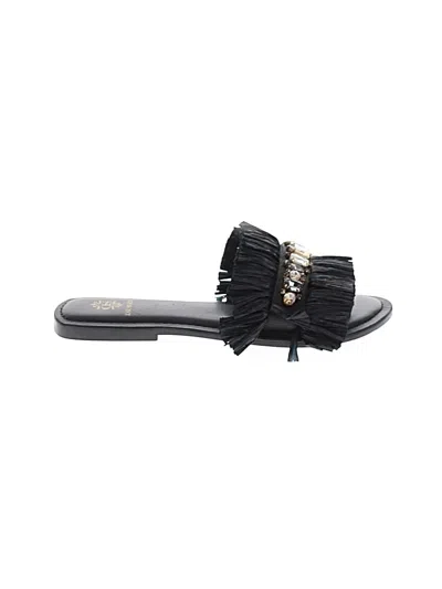 Pre-owned De Siena Sandals In Black