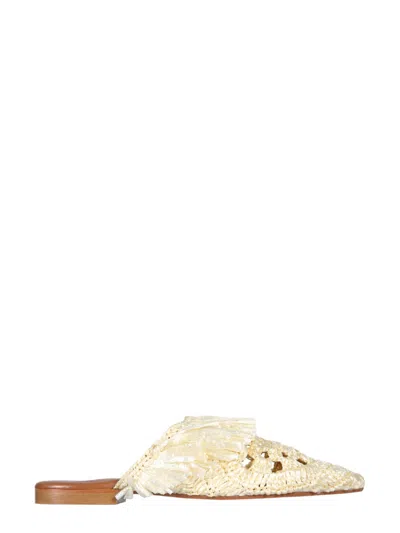 De Siena Shoes Marilu Mini Sandals In White