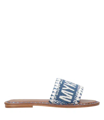 De Siena Shoes Sandals Bright Blue In Transparent