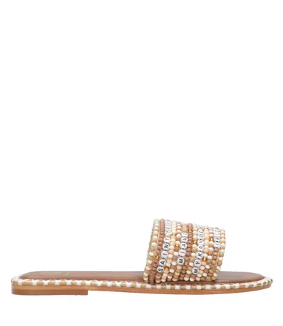De Siena Shoes Sandals Nude+suede In Multi