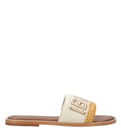 De Siena Shoes Sandals White+gold In Multi