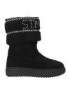 De Siena Woman Ankle Boots Black Size 8 Textile Fibers