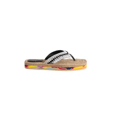 De Siena Women's Lou Raffia Sandal In Off White