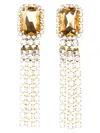 DEA CRYSTAL STONE PENDANT EARRINGS JEWELRY