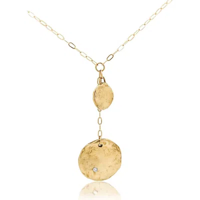 Dea Dia Andromeda Gold Lariat Necklace