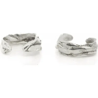 Dea Dia Arches Ear Cuff In Silver