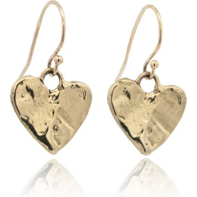 Dea Dia Eros Heart Earrings In Gold